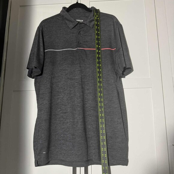 Layer 8 Performance Men's Polo Shirt Gray Medium - Picture 6 of 7
